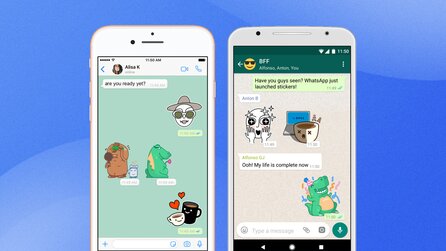WhatsApp auf dem iPhone: Endlich müsst ihr für Sticker keine Extra-Apps mehr herunterladen