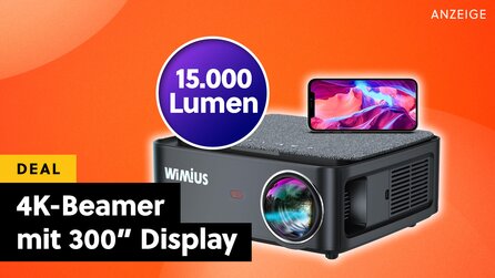 4K und satte 300 Zoll im Amazon-Angebot: Dieser Beamer liefert 100.000 Stunden Filmspaß zum unglaublichen Preis