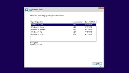 Windows 10 Lean - 50.000 Dateien weniger, kein Internet Explorer