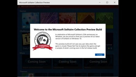 Windows 10 - Solitaire gehört wieder zum Lieferumfang