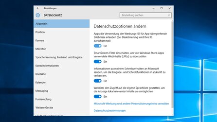 Windows 10 - Telemetrie - Bilder