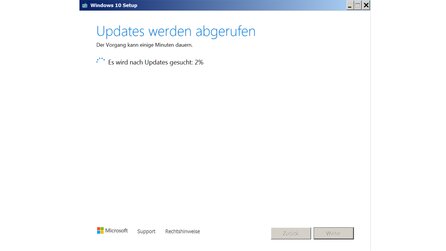 Windows Upgrade ausführen