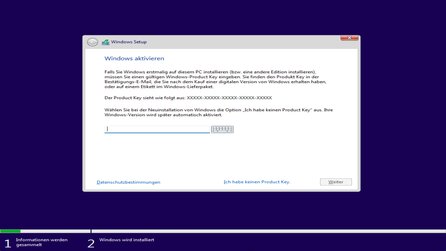 Windows 11 installieren Setup - Screenshots