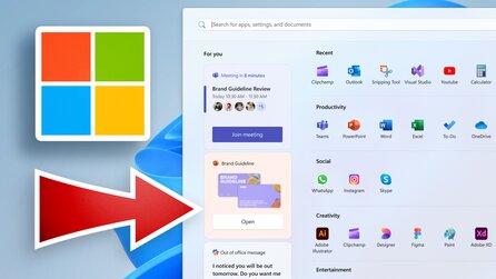 Das neue Menü von Windows 11 erscheint in Kürze: Hier erfahrt ihr, wie es aussieht und welche neuen Funktionen das stark überarbeitete Startmenü zu bieten hat