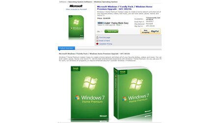 Windows 7 - US-Preise für das Family-Pack