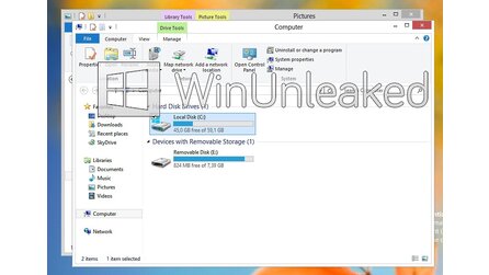 Windows 8 - Pre-RTM Desktop-Benutzeroberfläche