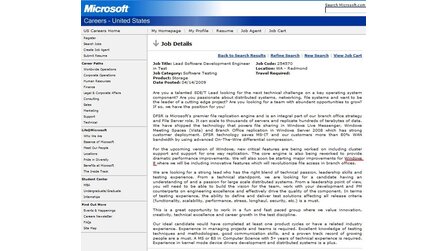 Windows 8 schon in Arbeit? - Laut Stellenangebot von Microsoft