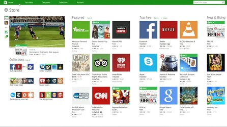Windows 8.1 Update 1 - Windows Store wird mausfreundlicher und übersichtlicher