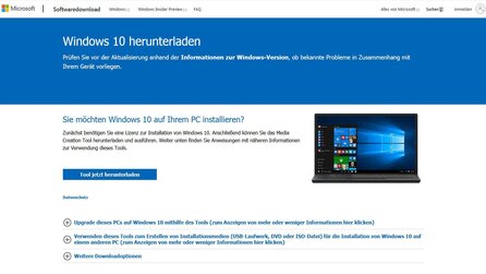 Windows 10: Installations-Routine