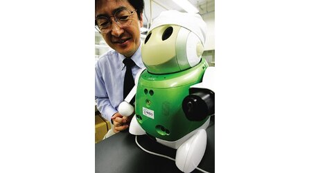 Winebot - Roboter hält Mensch für Schinken