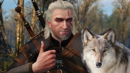 Neue Mod für The Witcher 3 macht Wölfe zu Geralts Verbündeten