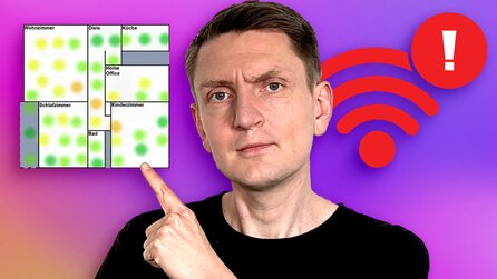 Ich habe in kurzer Zeit eine WLAN-Abdeckungskarte meiner Wohnung erstellt und erneut festgestellt, das meine Probleme an ganz anderer Stelle lagen
