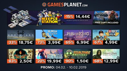 Northgard und Human: Fall Flat im Sale - Wochendeals bei Gamesplanet [Anzeige]