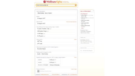 Die Wissens-Suchmaschine - Wolfram|Alpha ist online