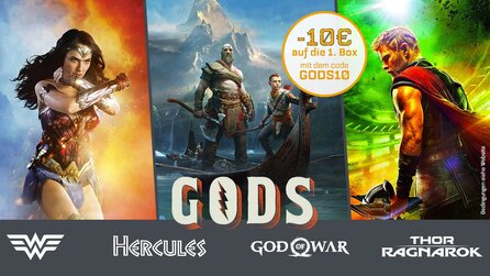 GODS Wootbox: Thor, Wonder Woman, Hercules und Kratos erwarten dich [Anzeige]