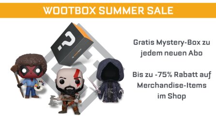 2-für-1-Aktion wird verlängert bis zum 5. Juli - Wootbox Summer Sale bis zu -75% auf Merchandise [Anzeige]