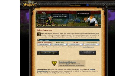 World of Warcraft - Blizzard öffnet Charaktertransfer von PvE nach PvP