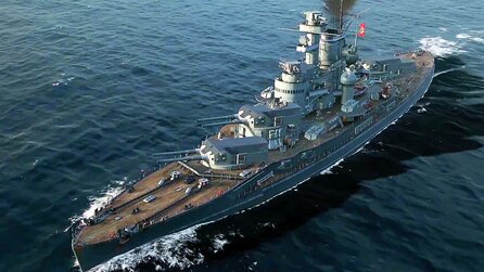 World of Warships - Update-Trailer zeigt deutsche Schlachtschiffe wie die Bismarck