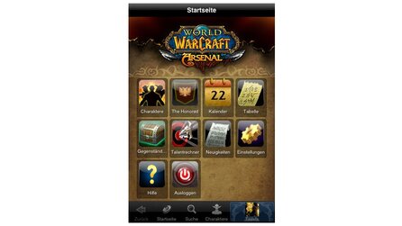 World of Warcraft - »Arsenal« für das iPhone erhältlich