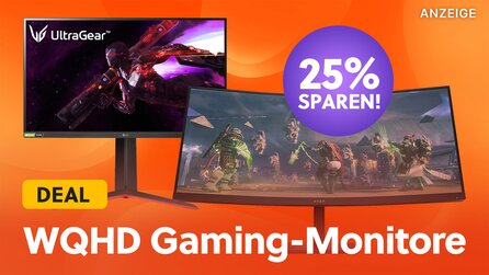 2 der besten WQHD Gaming-Monitore im Preissturz: 34 Zoll curved Ultrawide oder doch lieber 27 Zoll flat 180Hz?