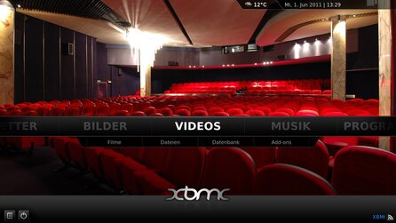 XBMC Media Center - Wohnzimmer-PC bequem