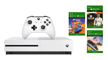 Xbox One S-Bundle mit FIFA 18 + Forza 3 nur 249€, Huawei P10 lite für 222€ - Frühshoppen-Angebote bei MediaMarkt