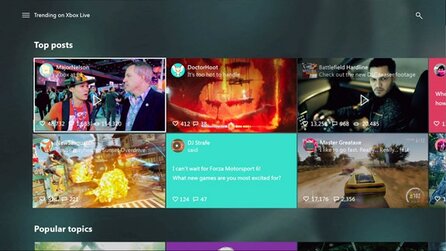 Xbox One - Bilder vom neuen Dashboard-Design