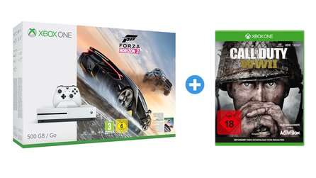 Xbox One S 500 GB + Call of Duty WWII + Forza Horizon 3 nur 229€ - Angebote im Saturn Super Sunday