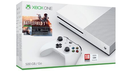Xbox One S 500GB + Battlefield 1 nur 249 Euro - Weitere Bundle bei Saturn im Angebot