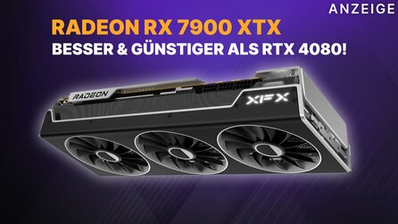 AMD RX 7900 XTX wird immer günstiger: Im Grafikkarten-Vergleich haut dieses 4K-Monster so richtig rein!