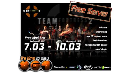 Team Fortress 2 - Kostenlose XG1-Server fürs Wochenende