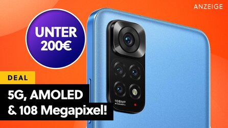 Dieses Xiaomi-Handy kostet keine 200€, hat über 100 Megapixel, 90Hz AMOLED, 5G und vier Kameras!
