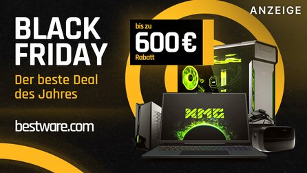 Black Friday auf bestware.com mit bis zu 600 Euro Rabatt auf XMG Gaming-Laptops