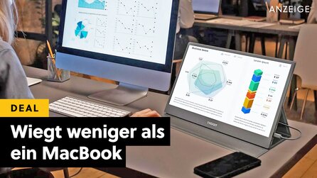 Dieser Monitor ist flacher als meine Witze: So passt euer Homeoffice-Setup in einen Jutebeutel!