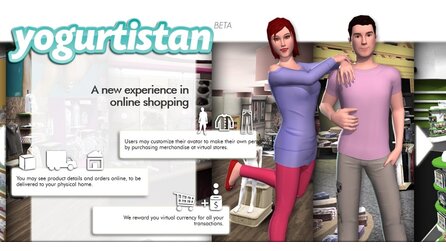 Yogurtistan - 3D-Shopping auf Facebook