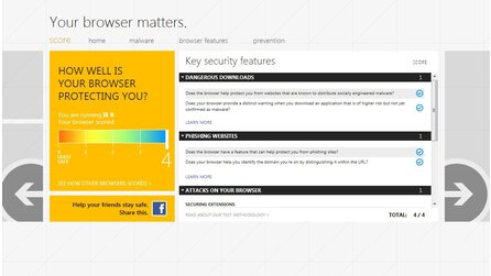 Internet Explorer 9 - Laut Microsoft sicherer als Chrome und Firefox