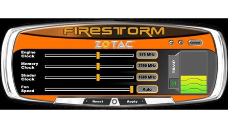 FireStorm 1.0.1.2 - Zotac mit eigenem Grafikkarten-Tool
