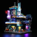 Günstige Cyberpunk-City mit Beleuchtung