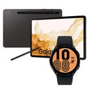 SAMSUNG Galaxy Tab S8 mit Galaxy Watch 4