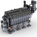 V16-Motor aus LEGO - mit fast 5.000 Teilen!