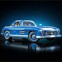 Schaut euch dieses schicke Modell eines Mercedes 300 SL an