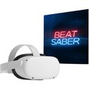 Meta Quest 2 VR Brille 128 GB Komplettset mit Beat Saber