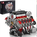Echter V8 aus Klemmbausteinen: Geniales Set zum Knallerpreis!
