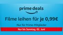 Amazon Prime: Filme ausleihen für 99 Cent