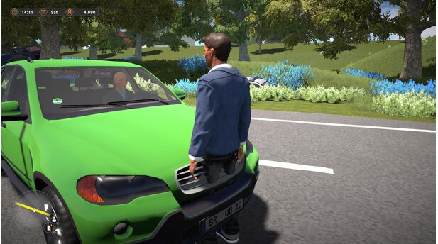 Autobahnpolizei Simulator 2Heutzutage haben selbst Billigautos eine Kühlerfigur.