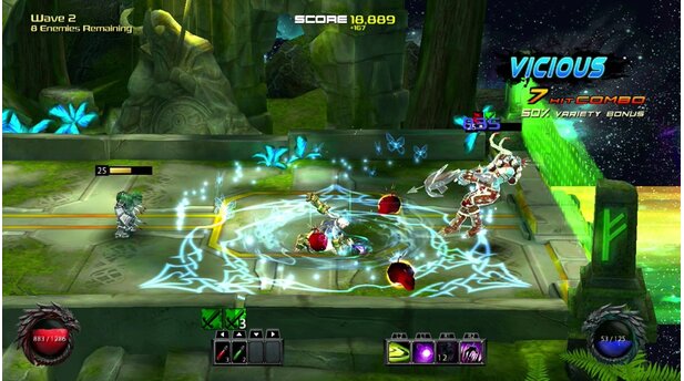 Ouya-Spiele: Chrono BladeBei dem Free2Play-Titel handelt es sich um ein Action-Rollenspiel mit Fantasy-Setting. Technisch sieht das Spiel für Ouya-Verhältnisse richtig gut aus.