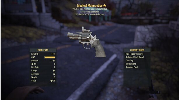 Fallout 76 - Legendäre Waffen
