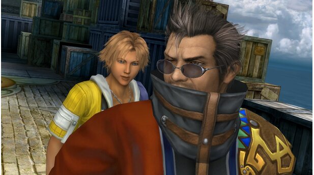 Final Fantasy XIn der Nahaufnahme wird deutlich, wie überzeugend die Gesichter der Helden überarbeitet wurden.
