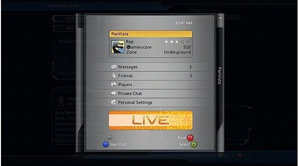 So sah Games for Windows Live im Jahr 2007 aus.