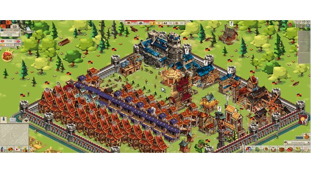 Goodgame EmpireEine geschäftige und florierende Burg ist das Spielziel in Empire von Goodgame.